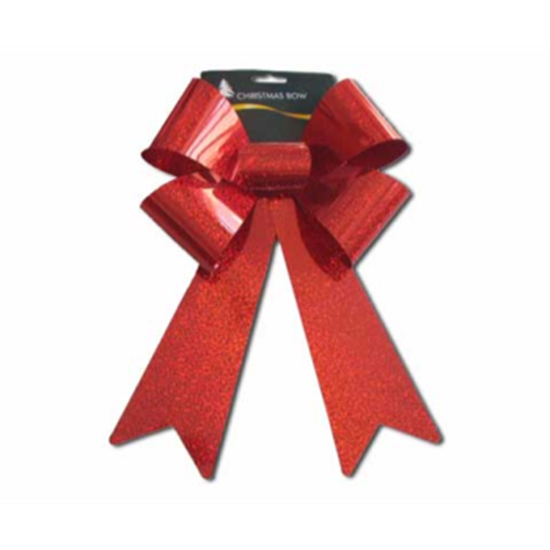 Image sur DECOR - BOW RED HOLOGRAM - 9" X 15" - PVC