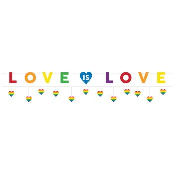Picture of LOVE IS LOVE BANNER - RAINBOW