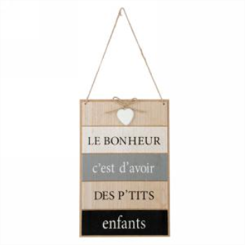 Image de DES P'TITS ENFANT... HANGING PLAQUE