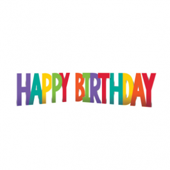 Picture of HAPPY BIRTHDAY CORRUGATE LAWN YARD SIGN 12" HIGH