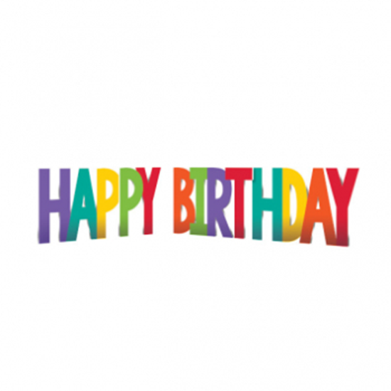 Image sur HAPPY BIRTHDAY CORRUGATE LAWN YARD SIGN 12" HIGH