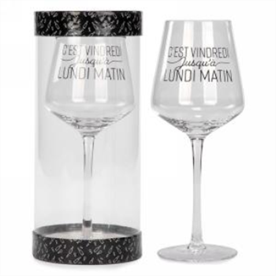 Picture of CRYSTAL WINE GLASS - C'EST VINDREDI