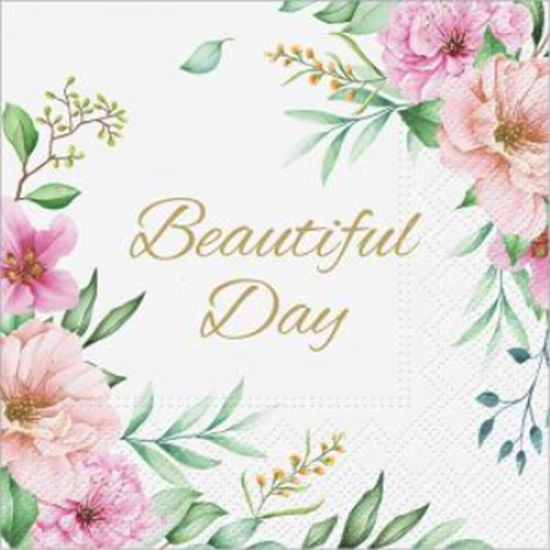 Image sur BEAUTIFUL DAY FLORAL LUNCHEON NAPKINS