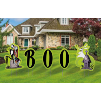 Picture of NIGHTMARE BEFORE CHRISTMAS - BOO YARD DECOR KIT