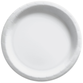 Picture of WHITE 7" PAPER PLATES   