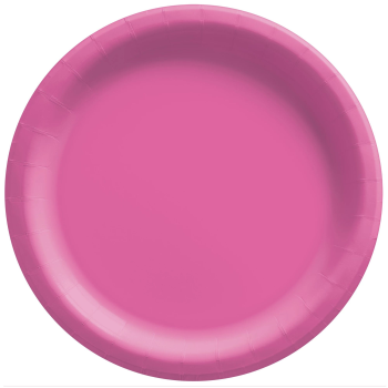 Picture of BRIGHT PINK 7" PAPER PLATES   