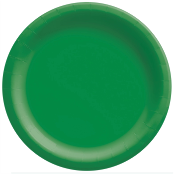 Image de GREEN 9" PAPER PLATES