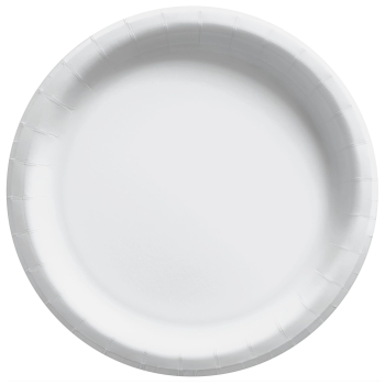 Picture of WHITE 9" PAPER PLATES   