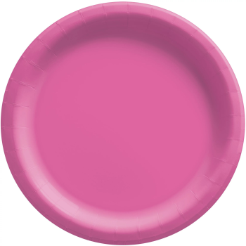 Picture of BRIGHT PINK 9" PAPER PLATES   