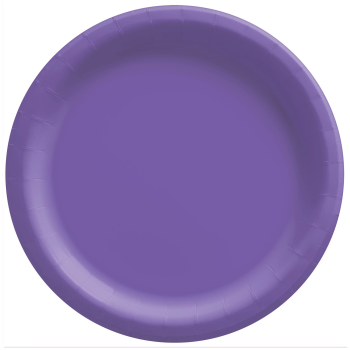 Picture of PURPLE 9" PAPER PLATES     