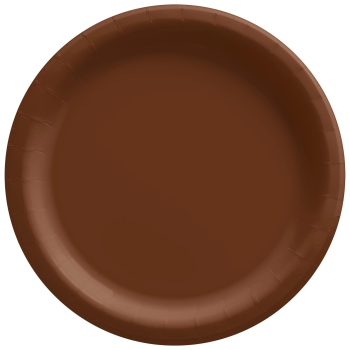 Picture of CHOCOLATE BROWN 9" PAPER PLATES