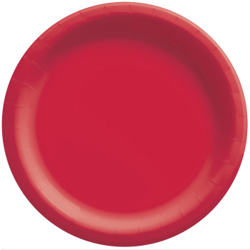Picture of RED 9" PAPER PLATES   
