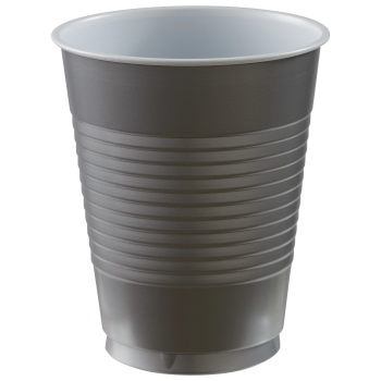 Picture of SILVER 18oz PLASTIC CUPS - BIG PARTY PACK