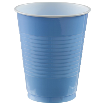 Picture of PASTEL BLUE 18oz PLASTIC CUPS - BIG PARTY PACK