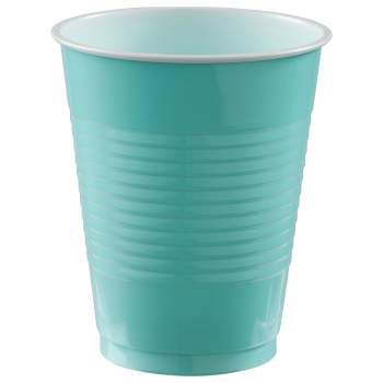 Picture of ROBIN'S EGG BLUE 18oz PLASTIC CUPS - BIG PARTY PACK