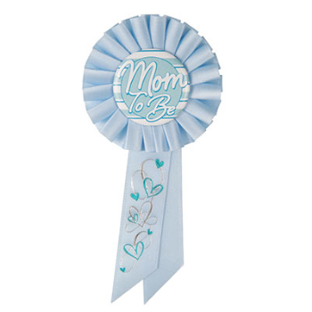 Picture of WEARABLES - MOM TO BE RIBBON - BLUE