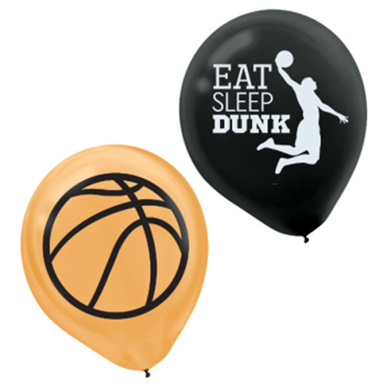 Image sur Basketball Nothin' But Net Latex Balloons