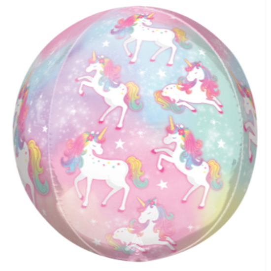 Picture of 21'' UNICORN ENCHANTED ORBZ BALLOON 