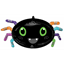 Image de BALLOON - SPIDER WITH COLORED LEGS SUPERSHAPE