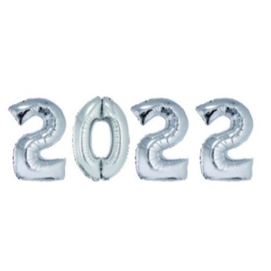Image sur 40" 2022 SET - SILVER - INCLUDES HELIUM