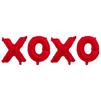 Image de 40" XOXO SET - RED - INCLUDES HELIUM