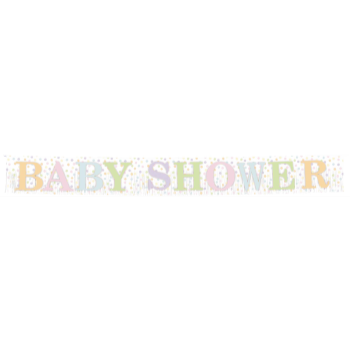 Picture of DECOR - BABY STEP GLITTER FRINGE LETTER BANNER