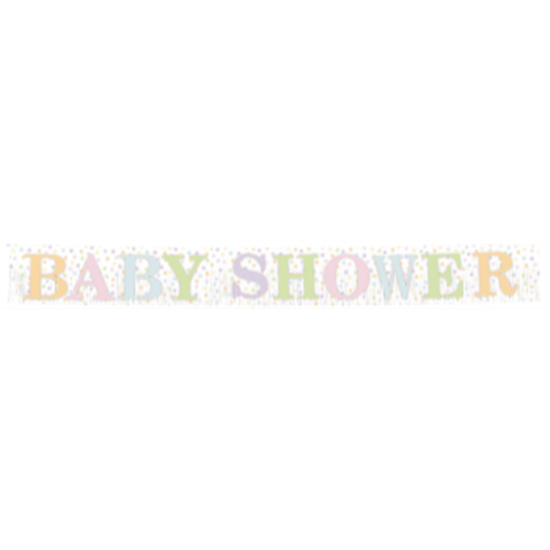 Picture of DECOR - BABY STEP GLITTER FRINGE LETTER BANNER