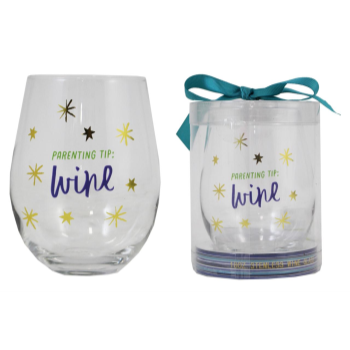 Picture of DECOR - PARENTING TIP STEMLESS WINE GLASS