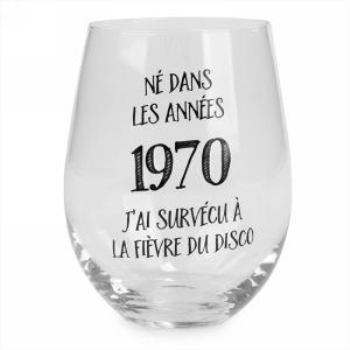 Image de 1970 STEMLESS WINE GLASS