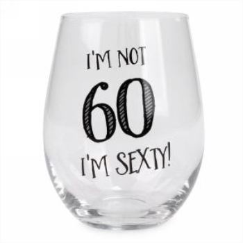 Image de 60 I'M SEXY STEMLESS WINE GLASS