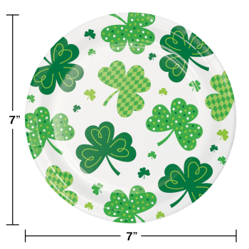 Image de TABLEWARE - HARLEQUIN SHAMROCKS 7" PLATES