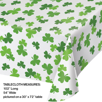 Picture of TABLEWARE - SHAMROCKS TABLE COVER