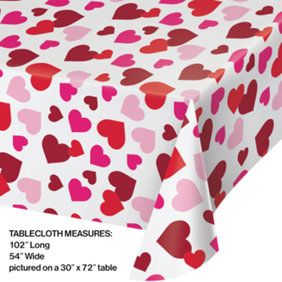 Image sur TABLEWARE - HEARTS TABLE COVER