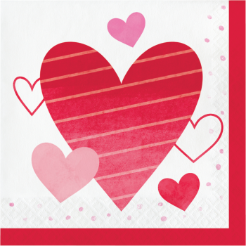 Picture of TABLEWARE - VALENTINE'S DAY LUNCHEON NAPKINS