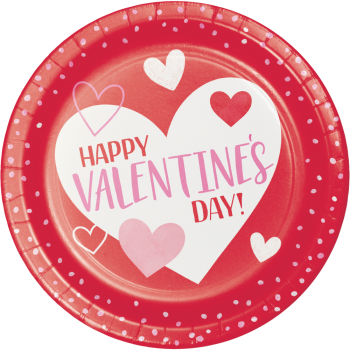 Image de TABLEWARE - VALENTINE'S DAY 7" PLATES