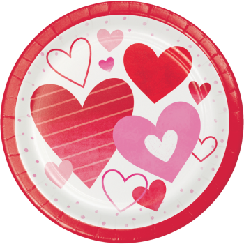 Image de TABLEWARE - VALENTINE'S DAY 9" PLATES