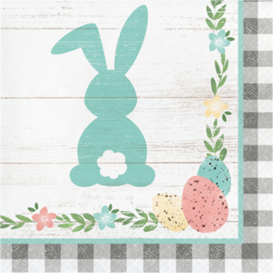 Image sur TABLEWARE - FARMHOUSE EASTER LUNCHEON NAPKINS