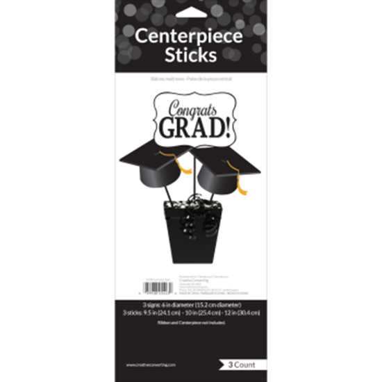 Image sur DECOR - GRADUATION CENTER PIECE STICKS