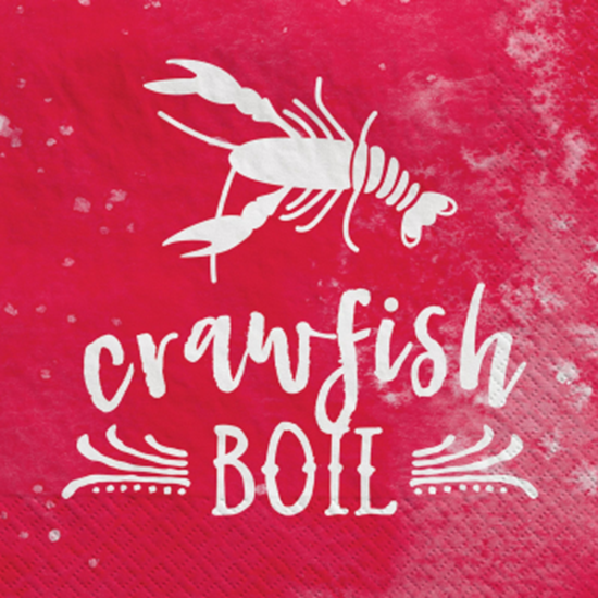 Image sur MARDIS GRAS CRAWFISH LUNCHEON NAPKINS