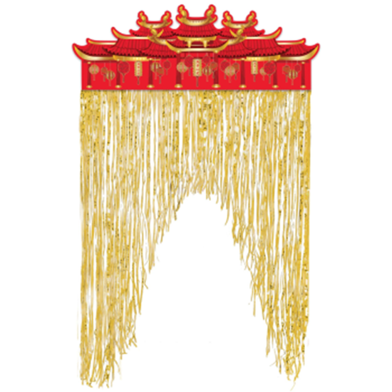 Image sur DECOR - CHINESE NEW YEAR DOOR CURTAIN
