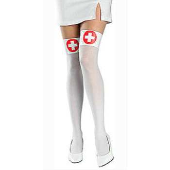 Image de HOSIERY - NURSE'S WHITE THIGH HIGHS