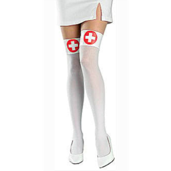 Image sur HOSIERY - NURSE'S WHITE THIGH HIGHS