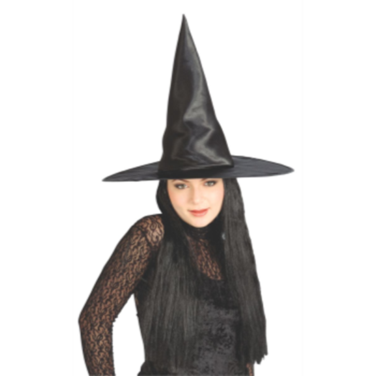 Image sur WITCH HAT WITH BLACK HAIR