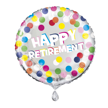 Image de 18" FOIL - CIRCLE DOT RETIREMENT 