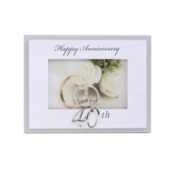 Image de 40TH ANNIVERSARY FRAME HAPPY ANNIVERSARY