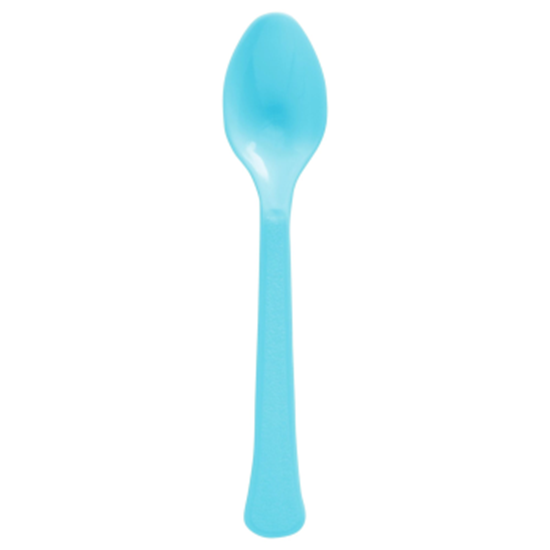 Image sur CARIBBEAN BLUE BOXED HEAVY WEIGHT SPOONS - 50CT