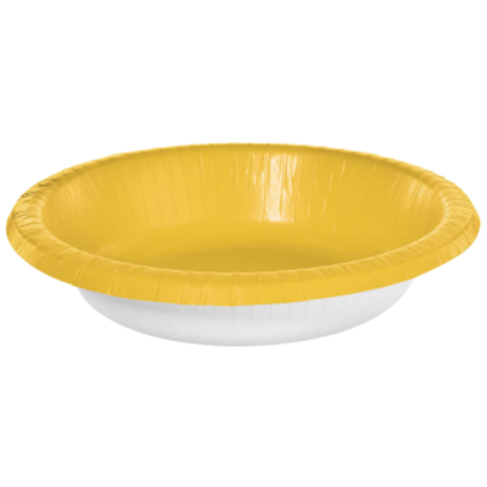 Picture of YELLOW SUNSHINE 20oz PAPER BOWLS 