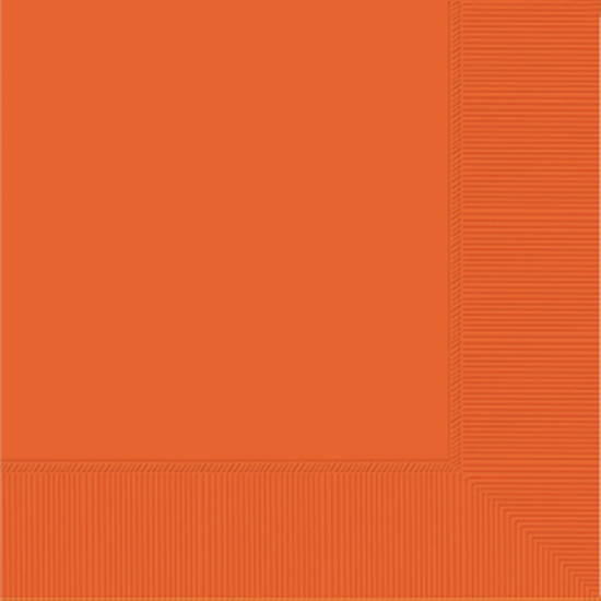 Picture of ORANGE LUNCHEON NAPKINS - BIG PARTY PACK 