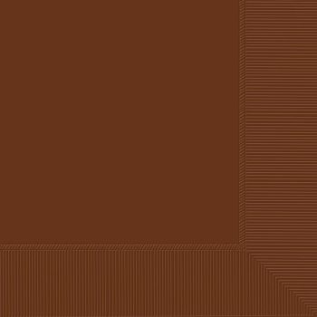 Picture of CHOCOLATE BROWN LUNCHEON NAPKINS 