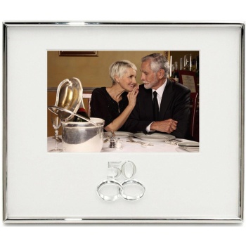 Image de 50TH ANNIVERSARY FRAME WITH DOUBLE RING